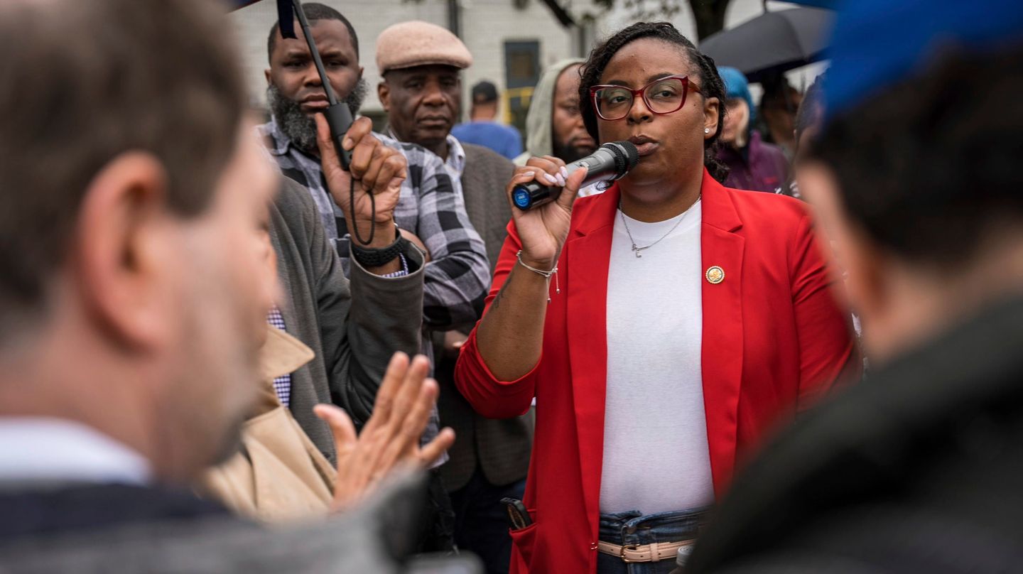 Immigration Protest Mayor Arrested LaMonica McIver, New Jersey, theGrio.com