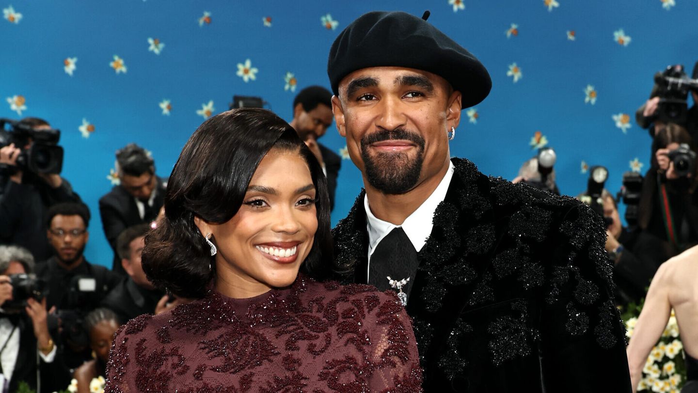 The 2025 Met Gala Celebrating “Superfine: Tailoring Black Style” – Arrivals Jalen Hurts wedding 2025, Jalen Hurts Bryonna Burrows marriage, Is Jalen Hurts married?, Bryonna Burrows Jalen Hurts wife, theGrio.com